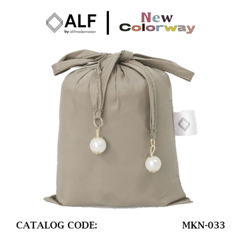 ALF BY ALIF MUKENA MINI PARASUT PREMIUM KOREA TRAVEL - KHAKI ( MKN-033 )